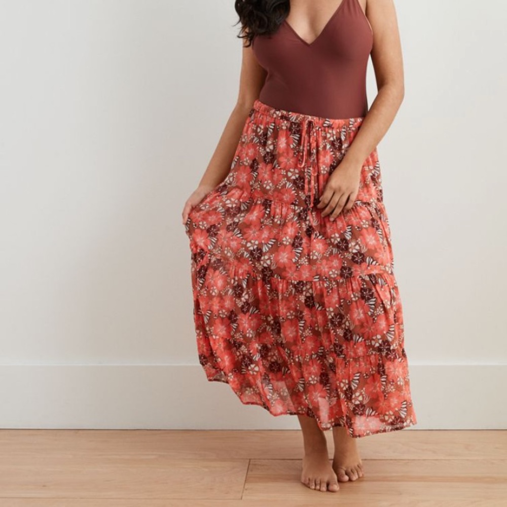 NWOT Aerie Midi Skirt
